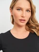 Футболка хлопковая женская Fruit of the loom Valueweight Ladies 061372036 XXL Черная (5000000088129) - изображение 4