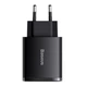 СЗУ Baseus Compact Quick Charger 30W QC+ PD (1Type-C + 2USB) black - изображение 1
