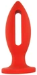 Анальная пробка-тоннель Kink Wet Works Lube Luge Premium Silicone Plug 6 Inch, 15,2 см цвет красный (19877015000000000) - изображение 1