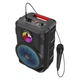 Портативная беспроводная Bluetooth акустическая система HOCO Mature outdoor BT speaker BS46 USB 1800mA колонка чемодан с микрофоном Black (BS46) - изображение 3