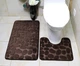 Килимки для ванної кімнати з ефектом пам'яті Homytex 2 пр. Камені Brown - зображення 1