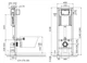 Инсталляция CERSANIT Aqua 02 Mech Set B206 + унитаз Delfi с сиденьем Soft Close полипропилен + панель смыва Presto хром - изображение 7