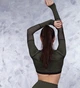 Топ с сеткой Totalfit T14 L Хаки (06399457) - зображення 2