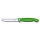 Кухонный cкладной швейцарский нож серрейтор Victorinox Vx67836.F4B SwissClassic Foldable Paring 240 мм зеленый - изображение 5