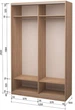 Шкаф-купе двухдверный Roko 120х242х60 см Зеркало Дуб Сонома (20200023995) - изображение 2