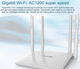 Маршрутизатор (роутер) Phicomm K2 AC1200 Dual Band 2.4G/5G Білий 4 антени 802.11 ac/n/g/b/a - зображення 7
