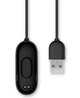 Кабель для зарядки Mi Band 4 USB ремешок зарядка браслет зарядный (660398045) Черный - изображение 3