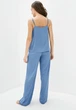 Пижама Forli Комплект шелковый с брюками Jeans M Голубой SH0048-06-79_M - изображение 3