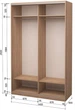 Шкаф-купе двухдверный Roko 140х242х60 см Зеркало Дуб Сонома (20200023993) - изображение 2