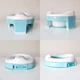 Дитячий дорожній складаний горщик і накладка на унітаз 3 в 1 Just Baby Trino Blue (JB-001) - изображение 4