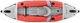 Одноместная надувная байдарка Intex 68303 (305 x 91 x 46 см) Excursion Pro K1 Kayak Red + Алюминиевые весла и ручной насос - изображение 2