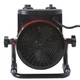 Обогреватель металлический тепловая пушка с керамическим тэном 2 кВт Красный с механическим термостатом (не сушит воздух) - изображение 4
