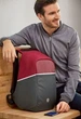 Рюкзак антивор с Rfid Topmove IAN352250 бордовый с черным - изображение 8