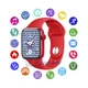 Умные смарт часы Smart Watch NB-PLUS, голосовой вызов, оксиметр, пульсометр, тонометр, режим спорт, прогноз погоды, для мужчин и женщин, красные (000438646) - изображение 2