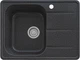Гранитная кухонная мойка Kva-kva K14R 650x495x195мм Графит - изображение 1