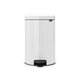 Мусорный бак Brabantia Pedal Bin белый 20л 111846 - изображение 1