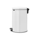 Мусорный бак Brabantia Pedal Bin белый 20л 111846 - изображение 2