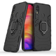 Чехол Ring case для Xiaomi Redmi Note 7 / Note 7 Pro / Global бронированный бампер с кольцом черный - изображение 1
