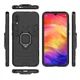 Чехол Ring case для Xiaomi Redmi Note 7 / Note 7 Pro / Global бронированный бампер с кольцом черный - изображение 3