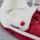 Зимний конверт на выписку из бархата TM Eliz зимний чехол в коляску, конверт-чехол для новорожденного 230.5.85 - изображение 8