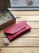 Кожаный кошелек Shiynik Ruby Красный - изображение 1