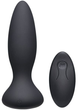 Силиконовая вибропробка Doc Johnson A-Play Vibe Adventurous Rechargeable Silicone Anal Plug with Remote цвет черный (22344005000000000) - изображение 1