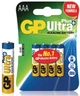 Батарейки GP Ultra Plus Alkaline 24AUP AAA, 4 шт. (19478000000000000) - изображение 1