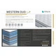 Ортопедичний пружинний матрац BRN Western Duo 160х200 см (brn_WD 160x200) - зображення 2