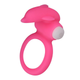 Ерекційне кільце з вібрацією X-Basic Dolphin Silicone Cockring колір рожевий (13178016000000000) - зображення 1