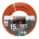 Шланг для поливу Gardena Basic 3/4" 15 м + комплект для поливу (18134-29) - зображення 1