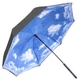 Парасолька Up-Brella Синє небо смарт парасолька зворотного додавання ручка Hands Free розумна парасолька (SKU_2907-7806) - зображення 2