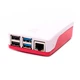 Корпус для мінікомп'ютера Raspberry PI 4 Model B Red/White - зображення 3