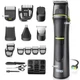 Триммер стайлер для стрижки волос и бороды профессиональный аккумуляторный беспроводной 14в1 DSP IPX5 USB - изображение 1
