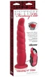 Вибратор Elite Vibrating 10 Inch Dildo Silicone Waterproof Red (11658000000000000) - изображение 5
