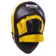 Лапа Вигнута для боксу та єдиноборств BOXER 2012-01 еліт 23х19х4, 5см 2шт (жовта) - зображення 3