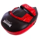 Лапа изогнутая кожаная (2шт) Boxer Элит 2012-01 размер 23х19х4,5см Black-Red - изображение 5