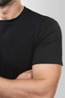 Футболка чоловіча Vsetex Classic М2 Тризуб Чорна S - зображення 3