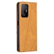Чехол-книжка с кармашками UniCase Geometric Pattern для Xiaomi Mi 11T / 11T Pro - Brown - изображение 4