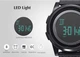 Наручные часы Skmei 1206 Ultra New Черные с черным циферблатом - изображение 8