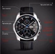 Мужские часы Skmei Spider 9106 Черные с синими вставками - изображение 4