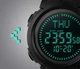 Мужские часы Skmei 1231 Compas с компасом Черные - изображение 4