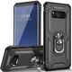 Чехол Shield для Samsung Galaxy S8 / G950 Бампер противоударный с кольцом Black - изображение 1