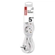 Фильтр питания Emos (P0325) 3 розетки, 5м, White - изображение 2