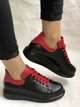 Кроссовки Evromoda 37 Черный-красный 2229 - изображение 7