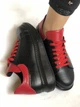 Кроссовки Evromoda 37 Черный-красный 2229 - изображение 8