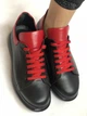 Кроссовки Evromoda 37 Черный-красный 2229 - изображение 10