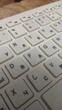 Нестираючі наклейки на клавіатуру Кирилиця UA | ru 13 х 13 мм прозоре тло / чорні символи (для світлих клавіатур) - зображення 3