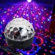 Диско шар Magic Ball светодиодный четыре LED режима цветомузыки со встроенной Bluetooth колонкой пультом и флешкой 17 см Разноцветный - изображение 2