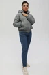 Куртка Exclusive moda М-072 44 Светло серый - изображение 3