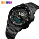 Мужские часы Skmei 1370 MARSHAL Черные с Черным циферблатом - изображение 1